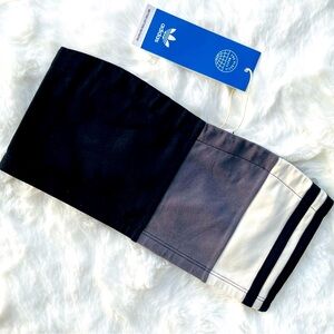 NWT! adidas Originals
‘summer rave' color-block
bandeau | tube top
Size XS